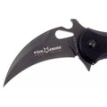 Fox Knives Karambit FX-479 Mini-Klappmesser N690C-Stahl mit schwarzer Hydroglider-Klinge