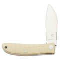 Fox Knives LIVRI Klapptaschenmesser 61 HRC M390 Stahl Micarta in Schafsfußform