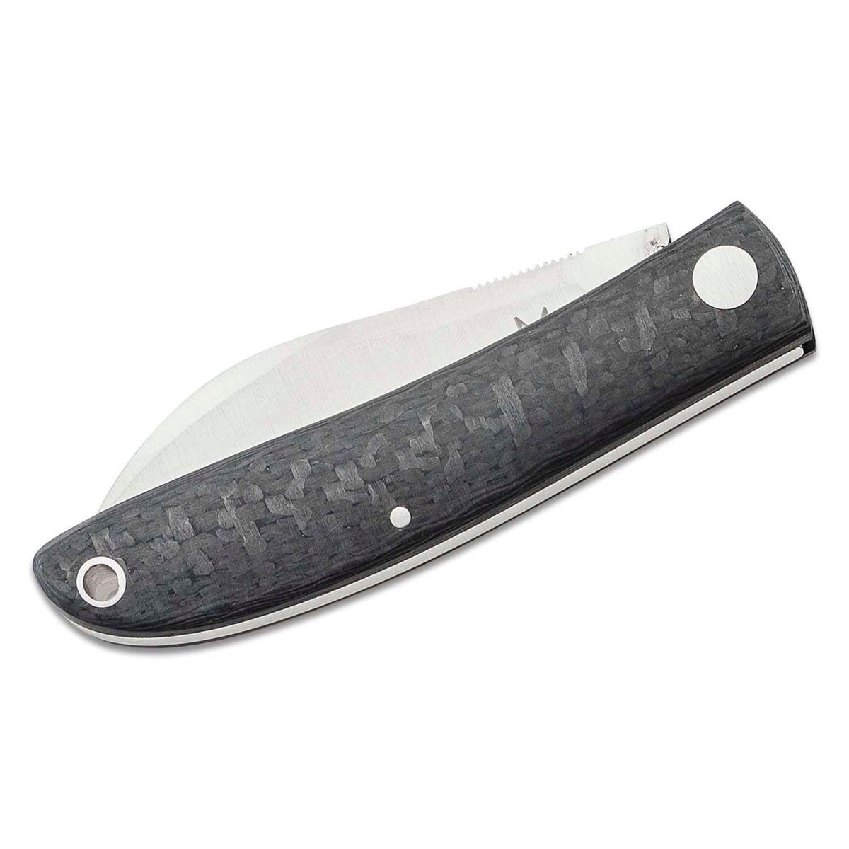 Fox Knives LIVRI Taschenmesser klappbar Schaffußform 61 HRC M390 Kohlenstoffstahl