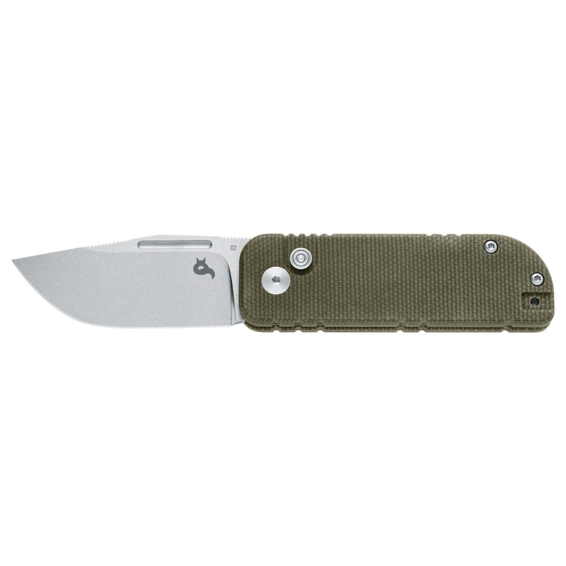 Fox Knives NU-BOWIE BF-758 MI Klapptaschenmesser, D2-Klinge aus rostfreiem Stahl