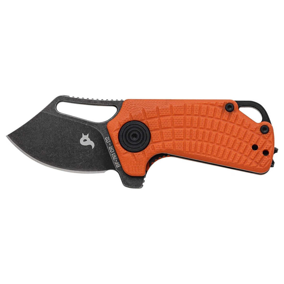 Fox Knives PUCK BF-761 OR Klapptaschenmesser mit D2-Klinge aus rostfreiem Stahl
