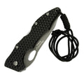 Fox Knives Tactical BF-105T klappbares taktisches Messer mit schwarzer, titanbeschichteter Edelstahlklinge