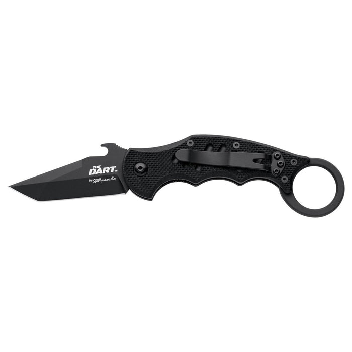 Fox Knives THE DART Tanto Taschenmesser Edelstahl N690Co Schwarz idroglider - GoMilitar