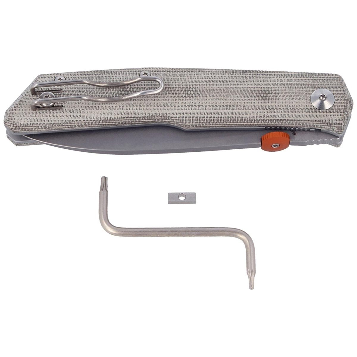 Fox Knives DAS SIZILIANISCHE Klappmesser 59HRC BECUT-Edelstahl-Micarta-Griff