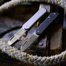 Fox Knives VULPIS FX - VP108 SB Folding Pocket Knife Stainless Steel N690Co Blue - GoMilitar