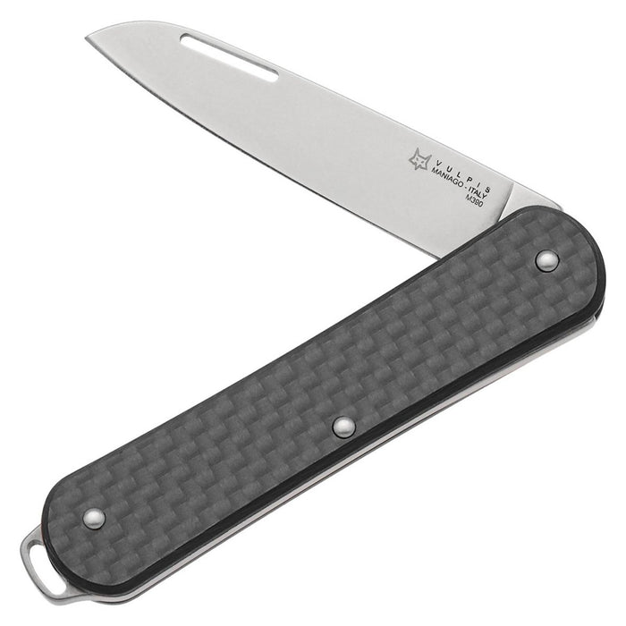 Fox Knives VULPIS FX - VP130 CF Taschenmesser 59 - 61 HRC Edelstahl M390 - GoMilitar
