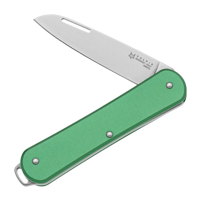 Fox Knives VULPIS FX - VP130 OD Klapptaschenmesser Edelstahl N690Co Grün - GoMilitar