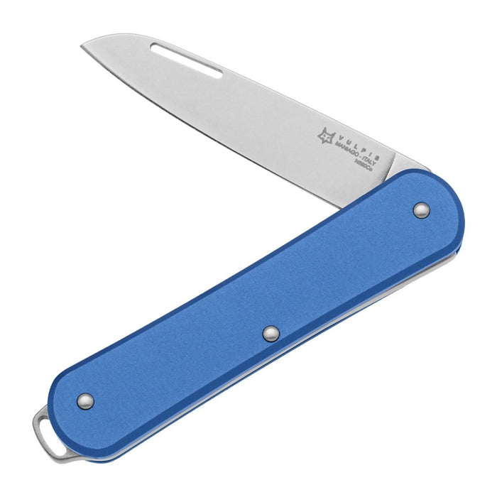 Fox Knives VULPIS FX - VP130 SB Klapptaschenmesser Edelstahl N690Co Blau - GoMilitar