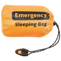 Fox Outdoor Notfallschlafsack Schutz einseitig aluminiumbeschichtet Orange