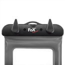 Fox Outdoor Smartphone transparenter Beutel Staub Staub, wasserdichtes Verschluss schwarz