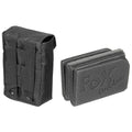 Fox Outdoor Thermo-Sitzpolster, rutschfest, faltbar, Molle-Tasche im Lieferumfang enthalten, Schwarz
