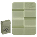 Fox Outdoor Thermo-Sitzpolster, rutschfest, faltbar, Molle-Tasche inklusive Olive