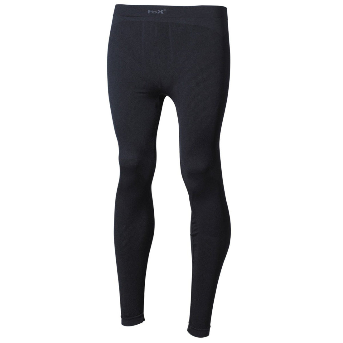 Fox Outdoor Thermo-Unterhose, atmungsaktiv, dehnbar, schnell trocknend, Schwarz