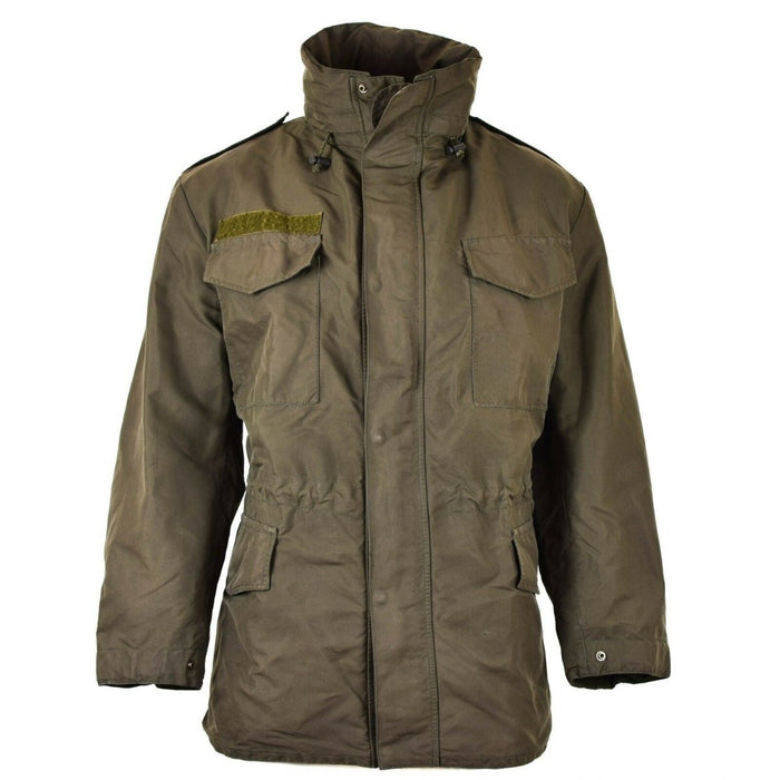 Echte österreichische Armee-Kampfjacke M65 GoreTex Military Olive Parka wasserdicht - GoMilitar