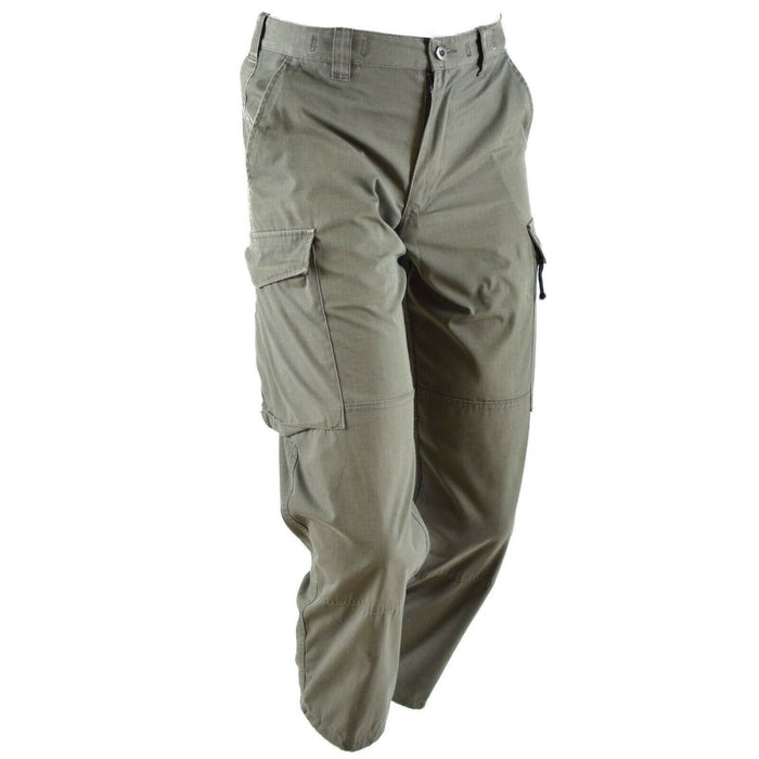 Echte österreichische Armeehose Rip Stop OD Militärische Kampffeldhose Oliv BDU - GoMilitar