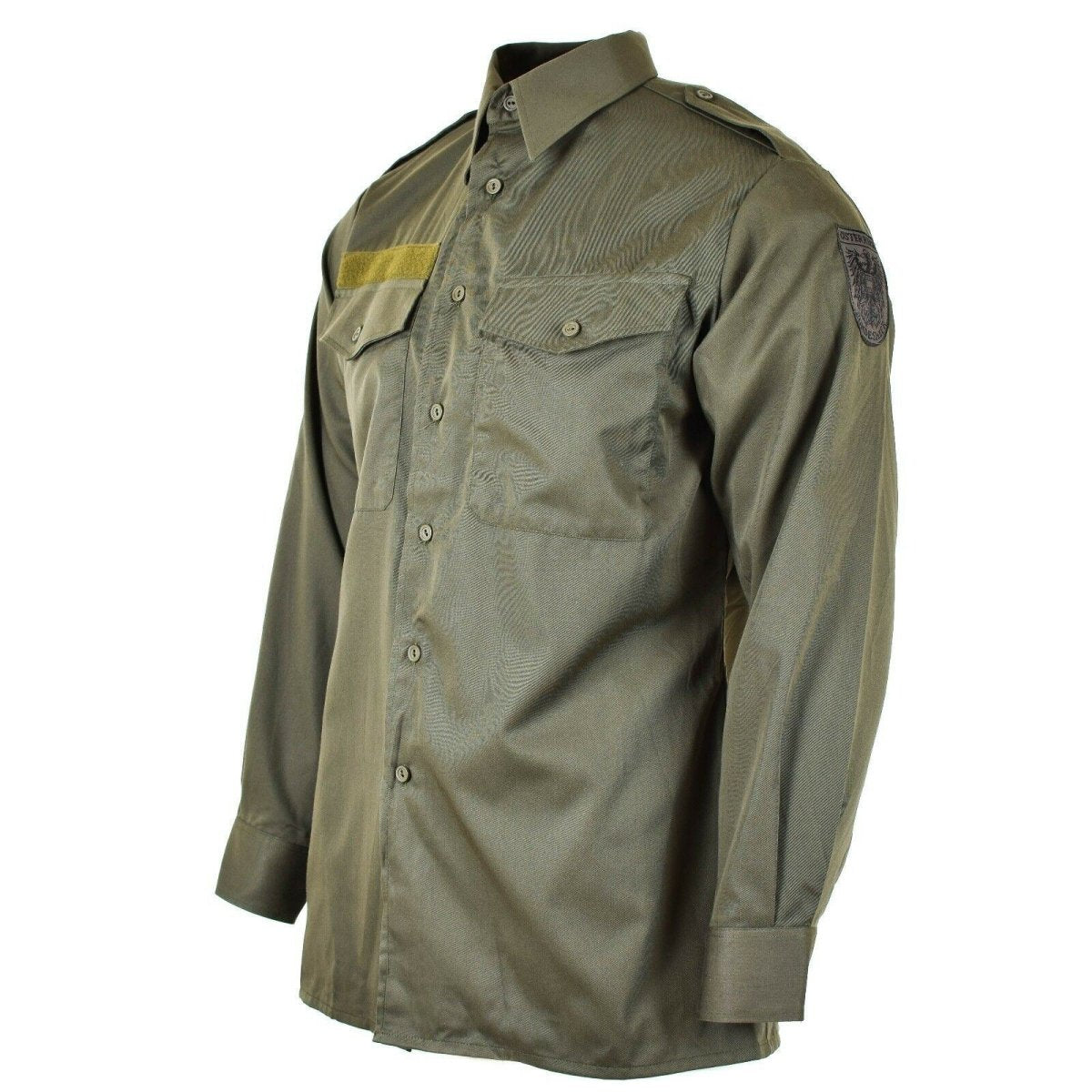 Original Österreichisches Bundesheer Hemd M65 OD Militär Kampf Langarm Olive BDU NEU