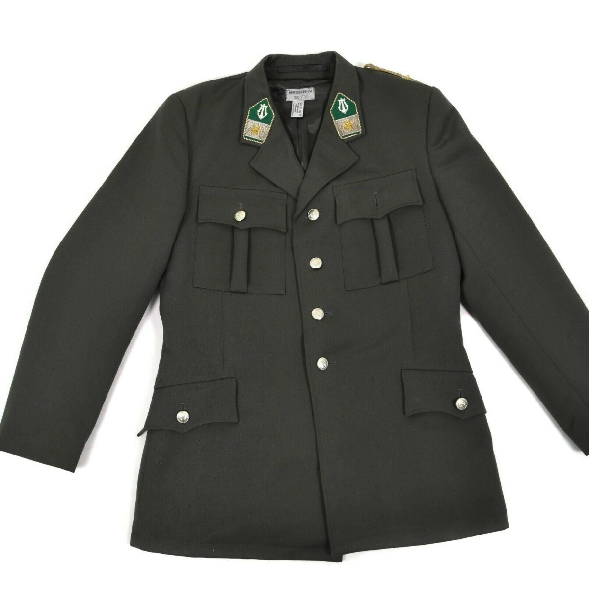 Original österreichische Armeeuniform, formelle Jacke, grau, Militärausgabe