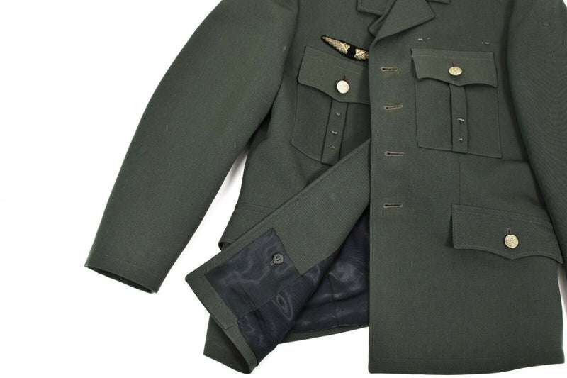 Original österreichische Armeeuniform, formelle Jacke, grau, Militärausgabe