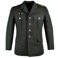 Original österreichische Armeeuniform, formelle Jacke, grau, Militärausgabe