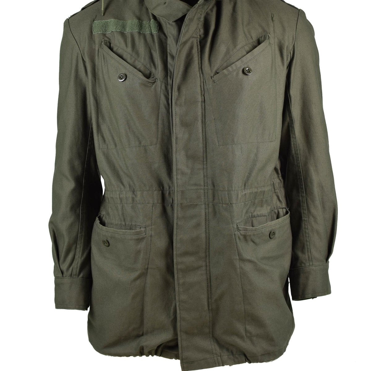 Echte belgische Armee Feldjacke M64 Militär Baumwolle wasserdicht Parka Olive NEU