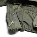 Genuine Belgian army field jacket M64 military cotton waterproof parka Olive OD - GoMilitar