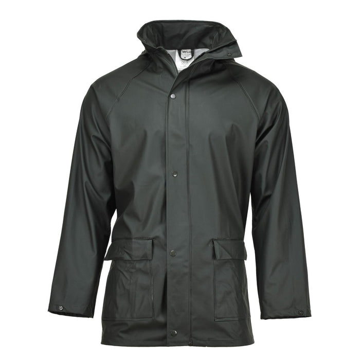 Echte Regenjacke der belgischen Armee, wasserdichte, leichte Feldjacke, oliv NEU – GoMilitar