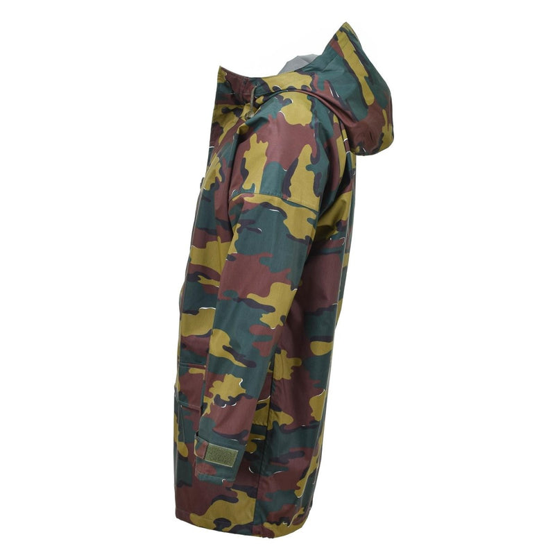 Original belgische Armee wasserdichte Goretex Seyntex Jacke Puzzle Kapuze Parka neu 3xl