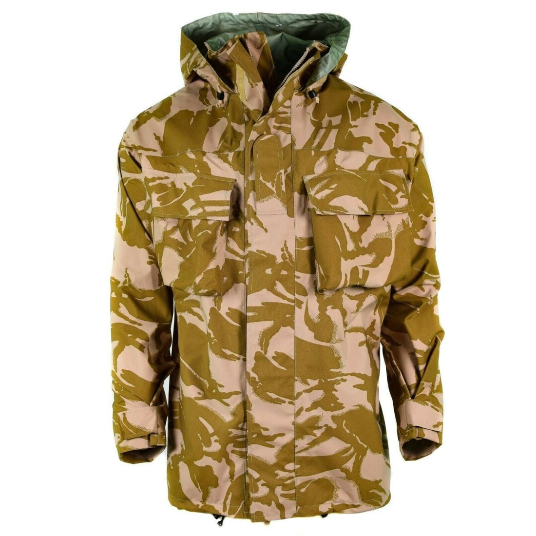 Echte britische Armee Kampfjacke Wüstentarn MVP Goretex wasserdicht Regen NEU