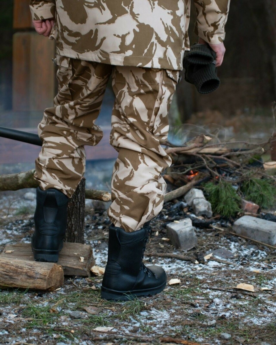 Echte britische Armee Kampfhose Wüsten Militärhose winddicht NEU