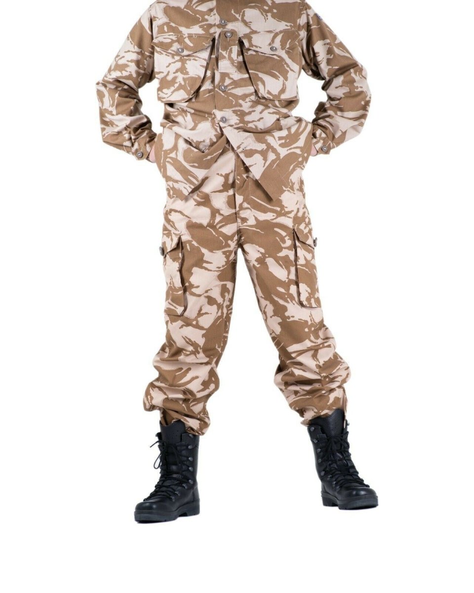Echte britische Armee Kampfhose Wüsten Militärhose winddicht NEU