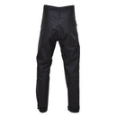 Black genuine British Metropolitan police waterproof outdoor rain trousers for durable protection in wet conditions