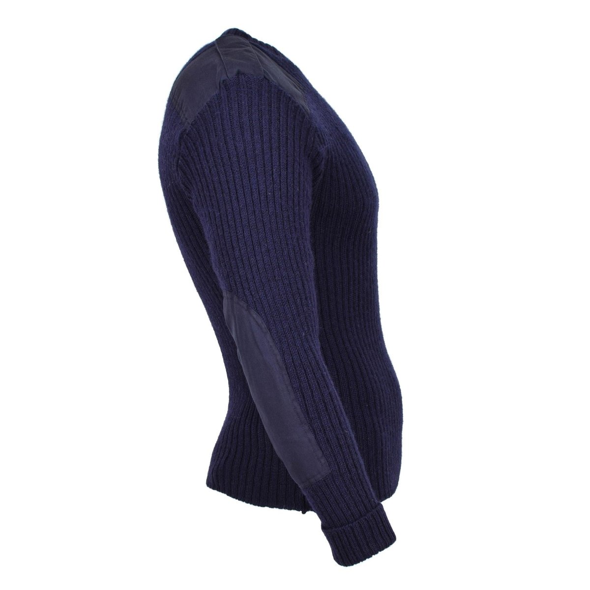Echter blauer Pullover, Bodywarmer, Wollpullover, Kommandopullover der britischen Armee