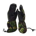 Echte britische Militärfäustlinge mit Lederhandfläche und DPM-Tarnung-Ripstop-Handschuhe
