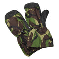 Echte britische Militärfäustlinge mit Lederhandfläche und DPM-Tarnung-Ripstop-Handschuhe