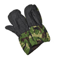 Echte britische Militärfäustlinge mit Lederhandfläche und DPM-Tarnung-Ripstop-Handschuhe