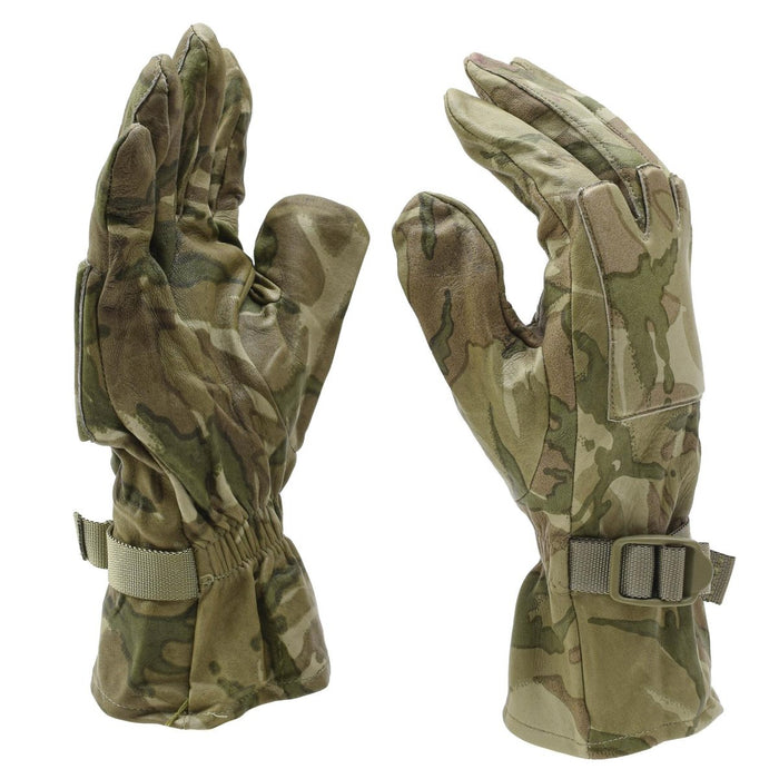 Echte britische militärische taktische Lederhandschuhe, leichter MTP-Handschutz – GoMilitar