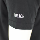 Genuine British police t-shirt black breathable functional front zip guard shirt - GoMilitar