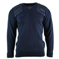 Echter britischer Pullover Armee Polizei Pullover Kommando Pullover blau V-Ausschnitt Herren NEU
