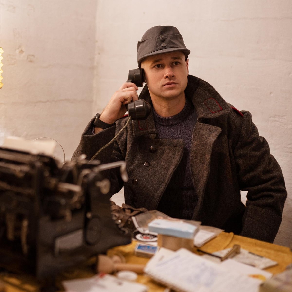 Echter bulgarischer Trenchcoat Militärarmee Wollmantel Schwerer Wintershinel