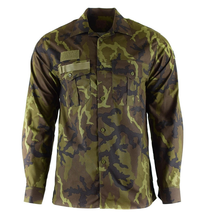Echtes tschechisches Armeehemd Woodland Camo VZ 95 Felduniform Militärüberschuss NEU – GoMilitar