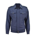Echte tschechische Militär-Bluse, blaue Jacke mit goldenen Knöpfen, lässiger Armee-Blouson, NEU