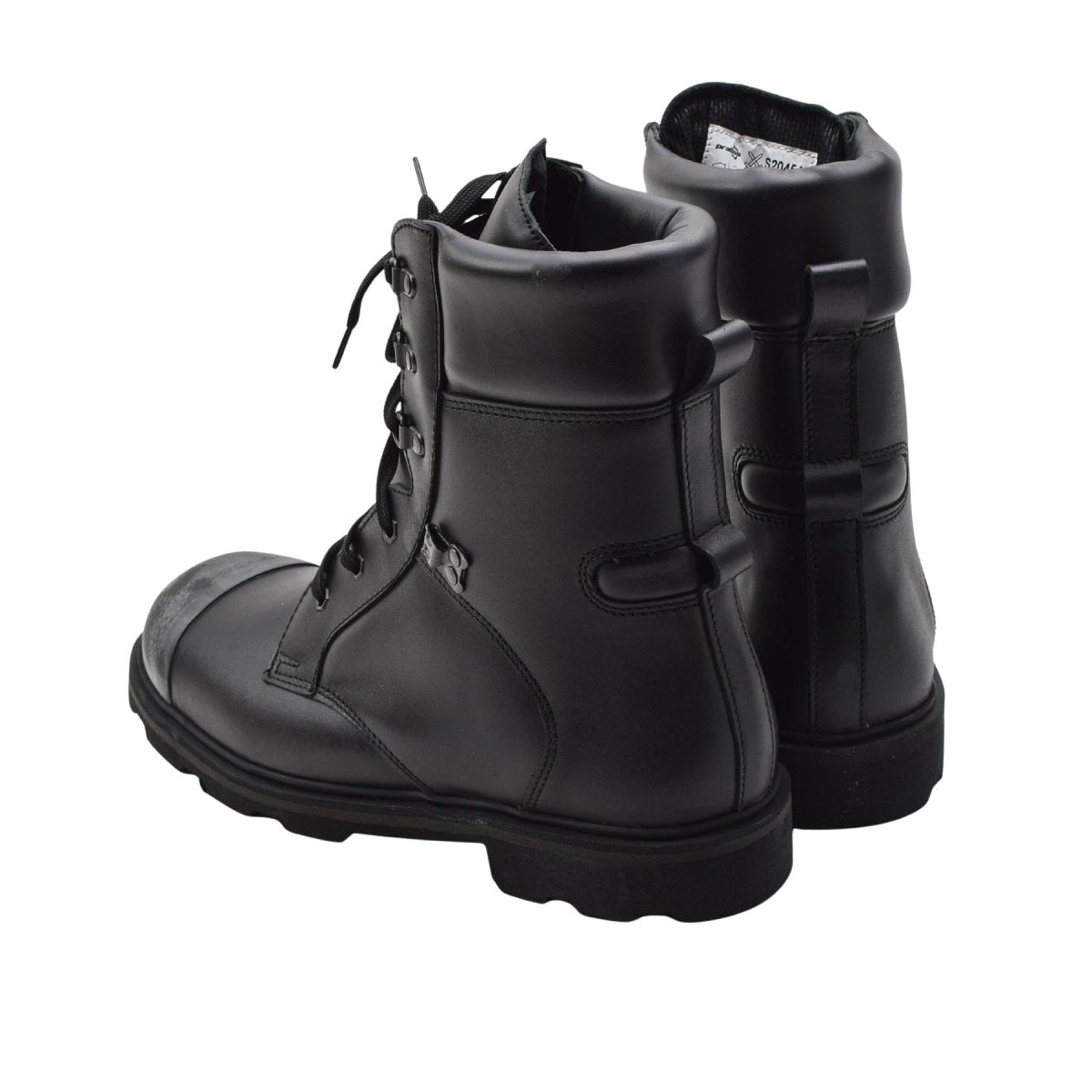 Echte tschechische Militär-Winterstiefel, ILS-Innenfutter, Thinsulate-verstärkte Zehenpartie, Schwarz