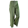 Echte dänische Armee OD Nässeschutzhose wasserdichte Regenhose Dänemark