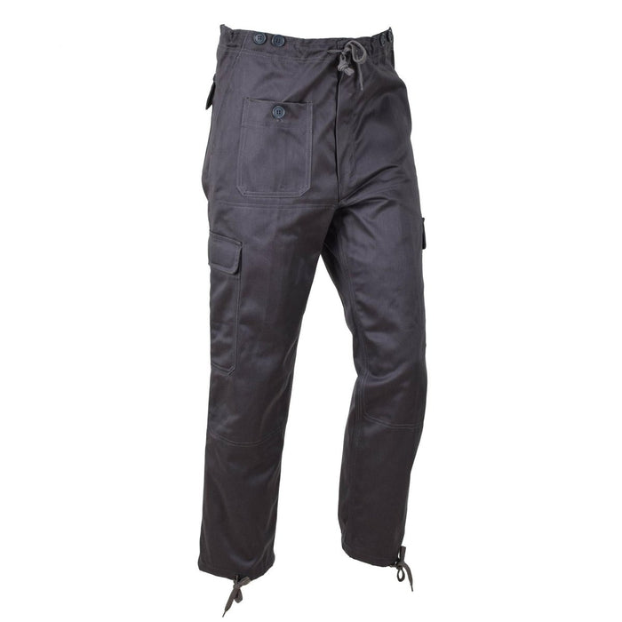 Echte graue Arbeitshose der dänischen M71-Armee mit verstellbarer Taille, Vintage-Hose, NEU – GoMilitar
