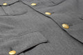 Echte dänische Uniformjacke Armee grau Militär Überschuss Uniform Kleid Offizier