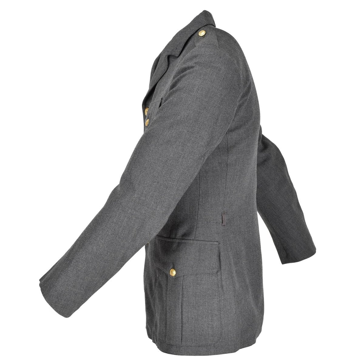 Echte dänische Uniformjacke Armee grau Militär Überschuss Uniform Kleid Offizier