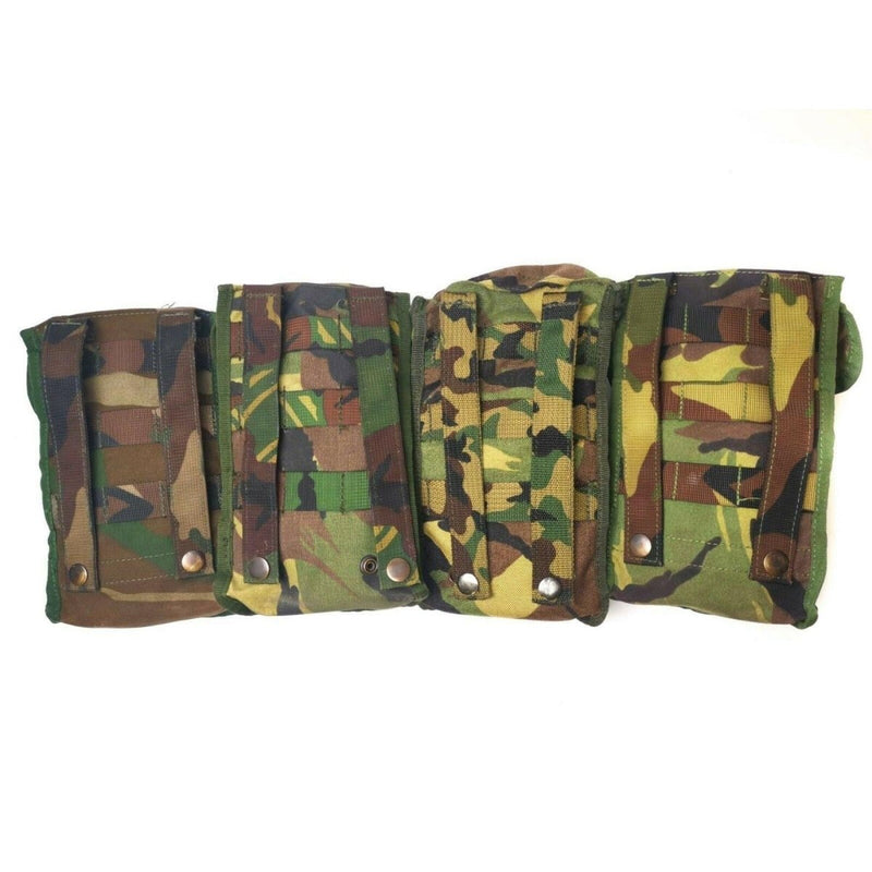 Genuine Dutch Army Canteen w pouch & stainless steel cup DPM camouflage MOLLE - GoMilitar