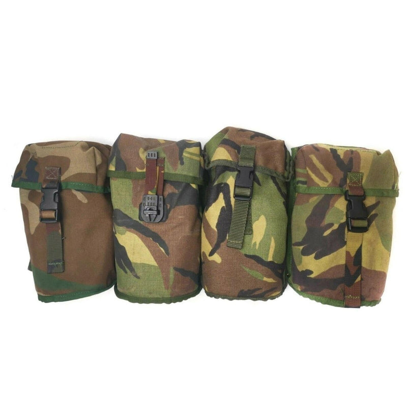 Genuine Dutch Army Canteen w pouch & stainless steel cup DPM camouflage MOLLE - GoMilitar