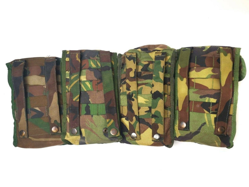Genuine Dutch Army Canteen w pouch & stainless steel cup Lid cap DPM camo MOLLE - GoMilitar