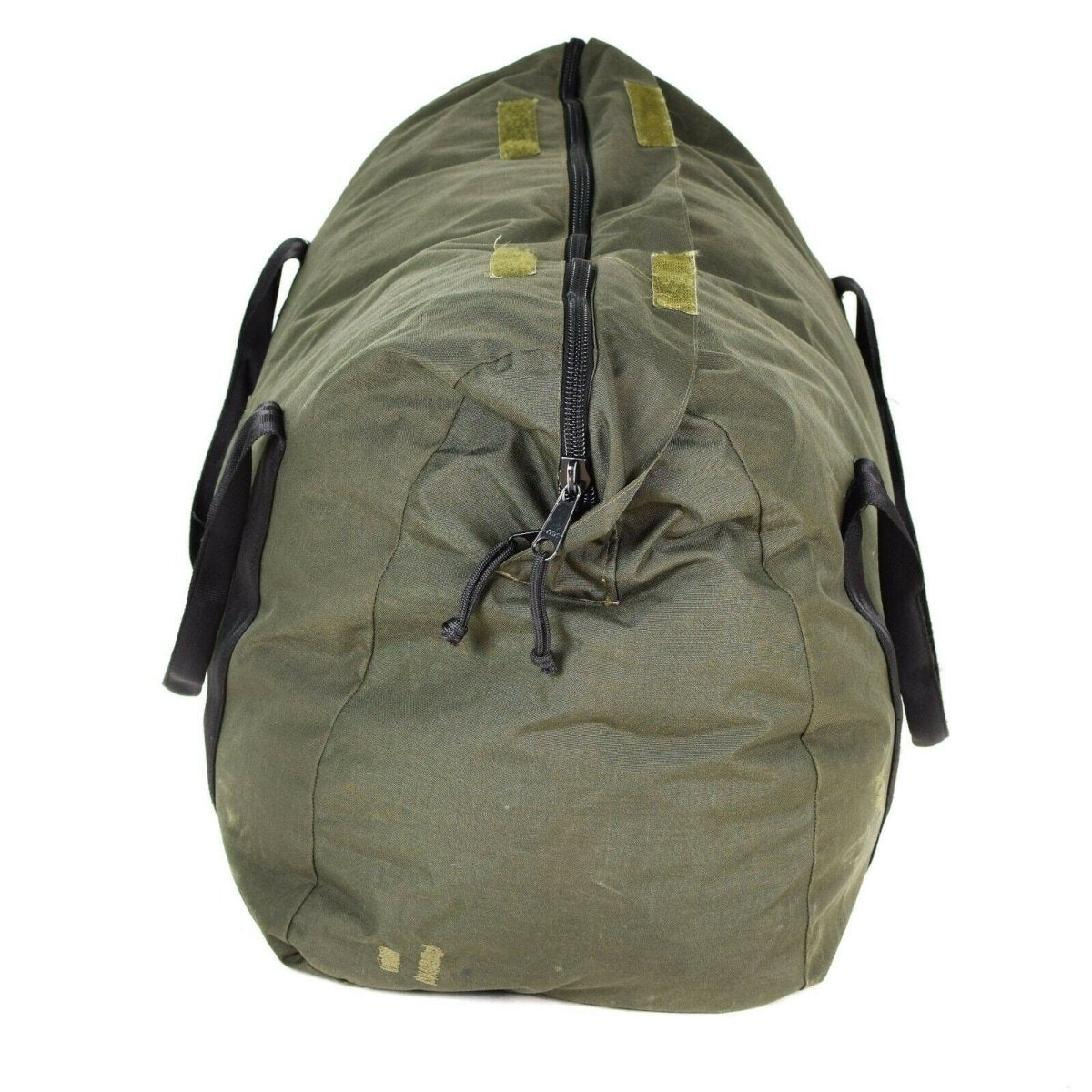 Original olivgrüner Schlafsack der niederländischen Armee. Tragetasche, Seesack